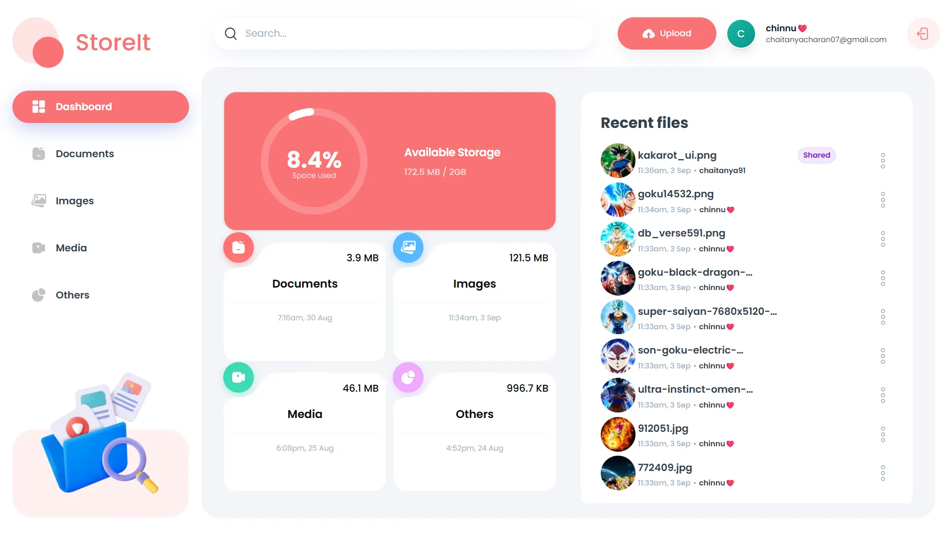 StoreIt - Cloud File Storage